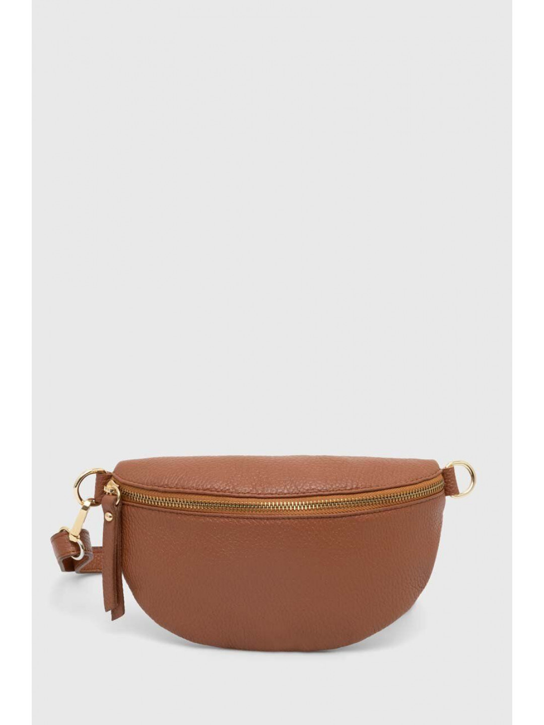 Kožená ledvinka Answear LAB hnědá barva